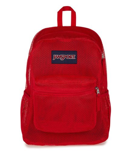 JanSport Eco Mesh Pack Ryggsekk - Rød