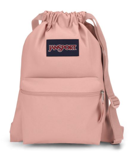 JanSport Draw Sack Ryggsekk - Rosa